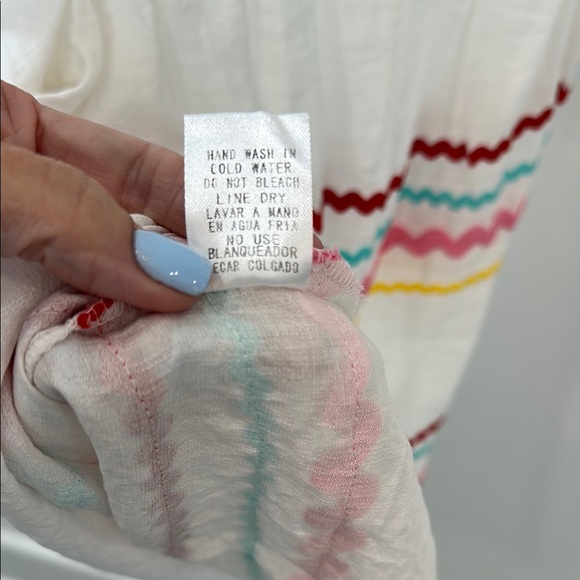 Colorful Ric Rac Trim Women's Top - Picture 6 of 6